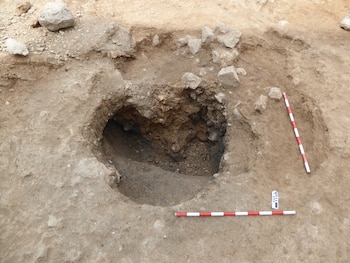 Una talla de madera de