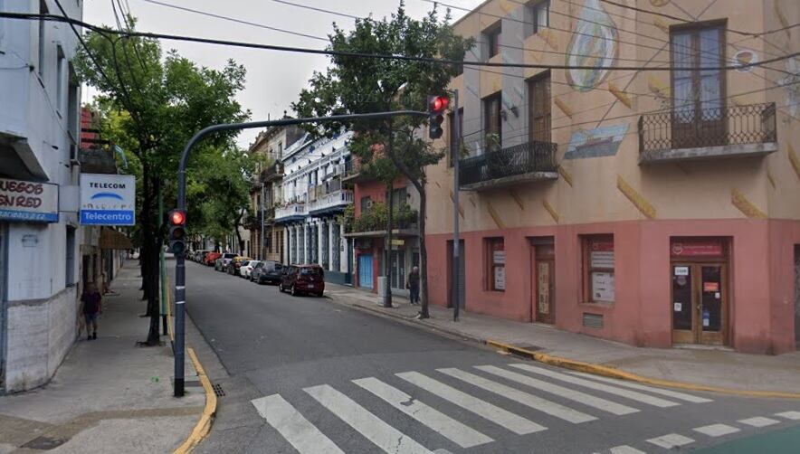 La esquina donde atacaron a la víctima