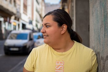 Elena en la Gran Vía