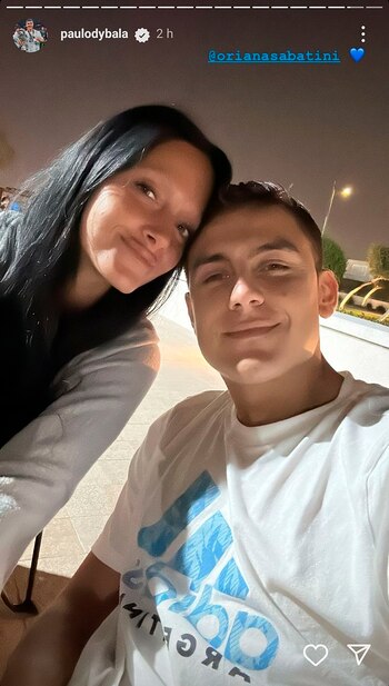 Paulo Dybala y Oriana Sabatini,