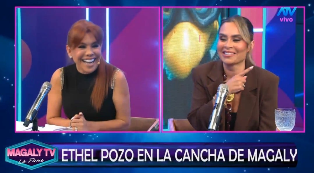 Ethel Pozo le reclama en vivo a Magaly Medina por el ampay de Christian Domínguez: “Nos fregaste la temporada”
