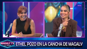 Ethel Pozo le reclama en vivo a Magaly Medina por el ampay de Christian Domínguez: “Nos fregaste la temporada”