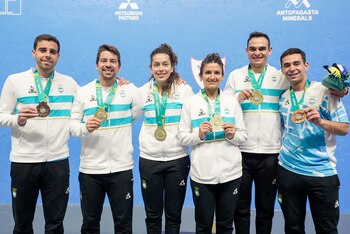 El equipo de pelota vasca