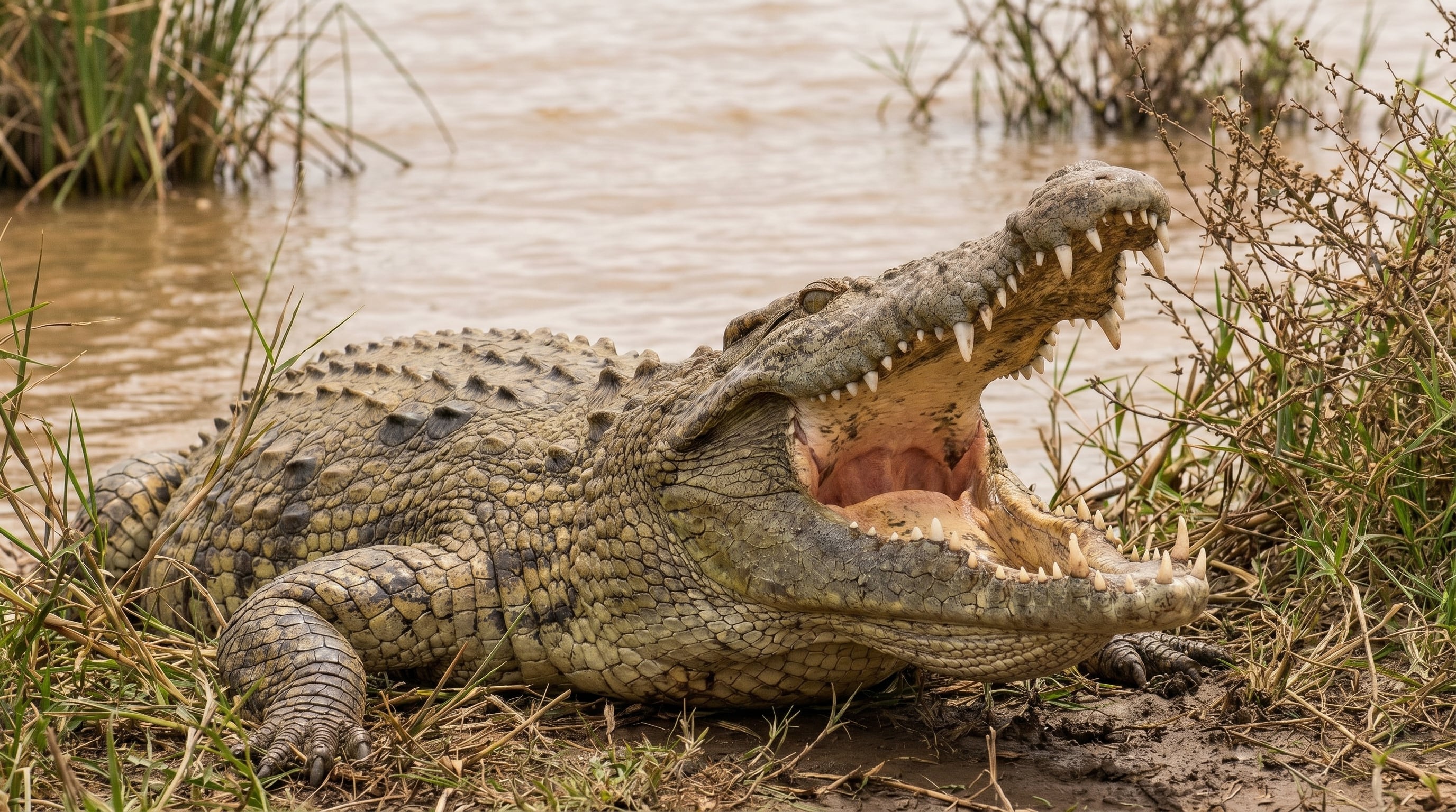 El cocodrilo figura entre los reptiles más mortales, con mil muertes al año por ataques sorpresivos y mordidas extremadamente fuertes (Imagen Ilustrativa Infobae)