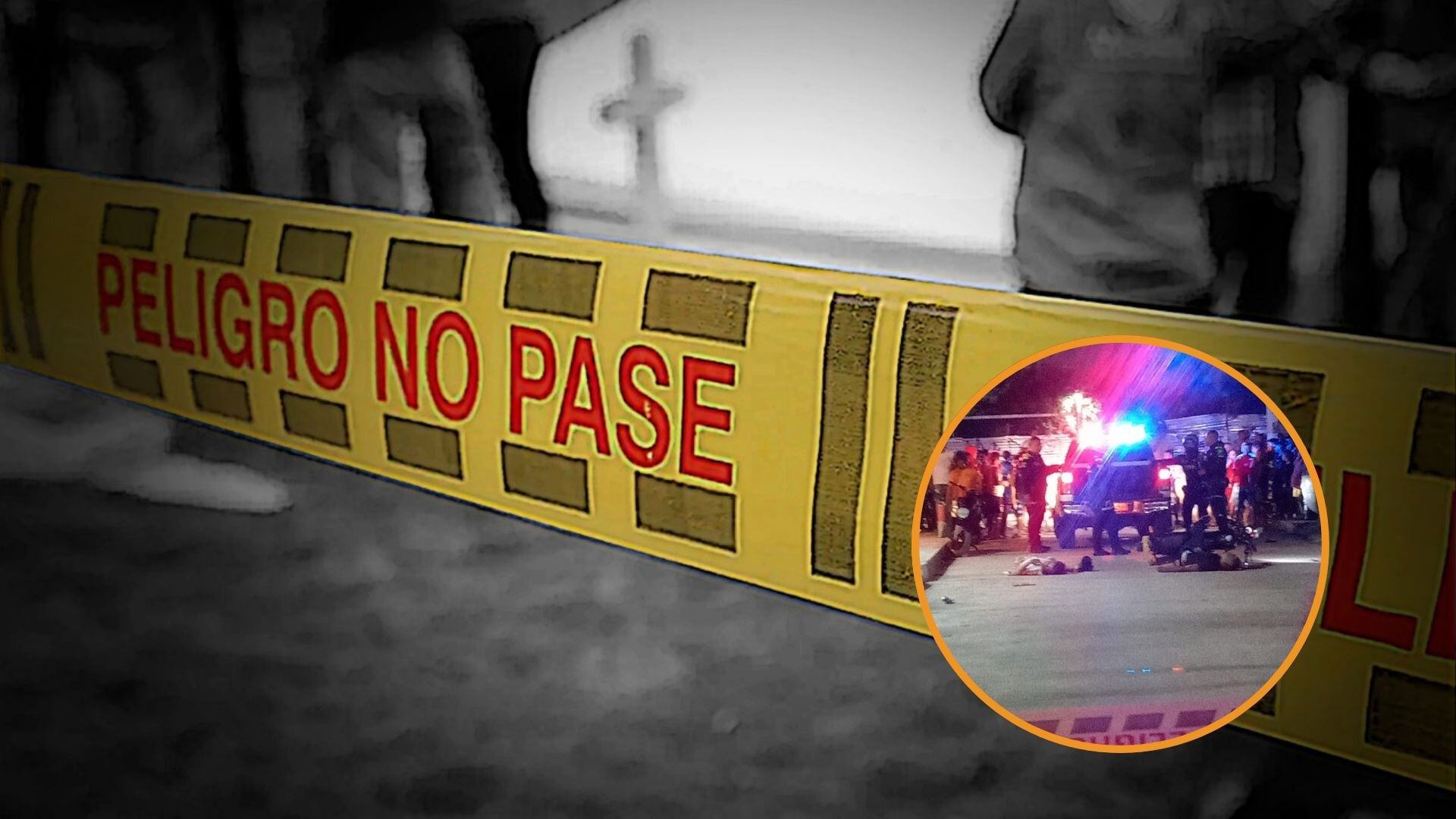 Habitantes exigen mayor presencia policial tras el aumento de ataques armados en distintos barrios del municipio - crédito Redes sociales/Montaje Infobae