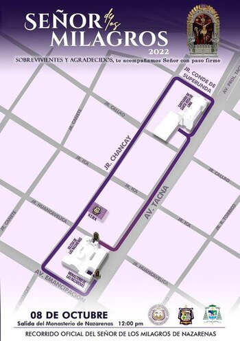 Recorrido del Señor de los