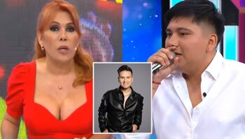 Magaly Medina muestra su respaldo a Bill Orosco. Magaly TV La Firma
