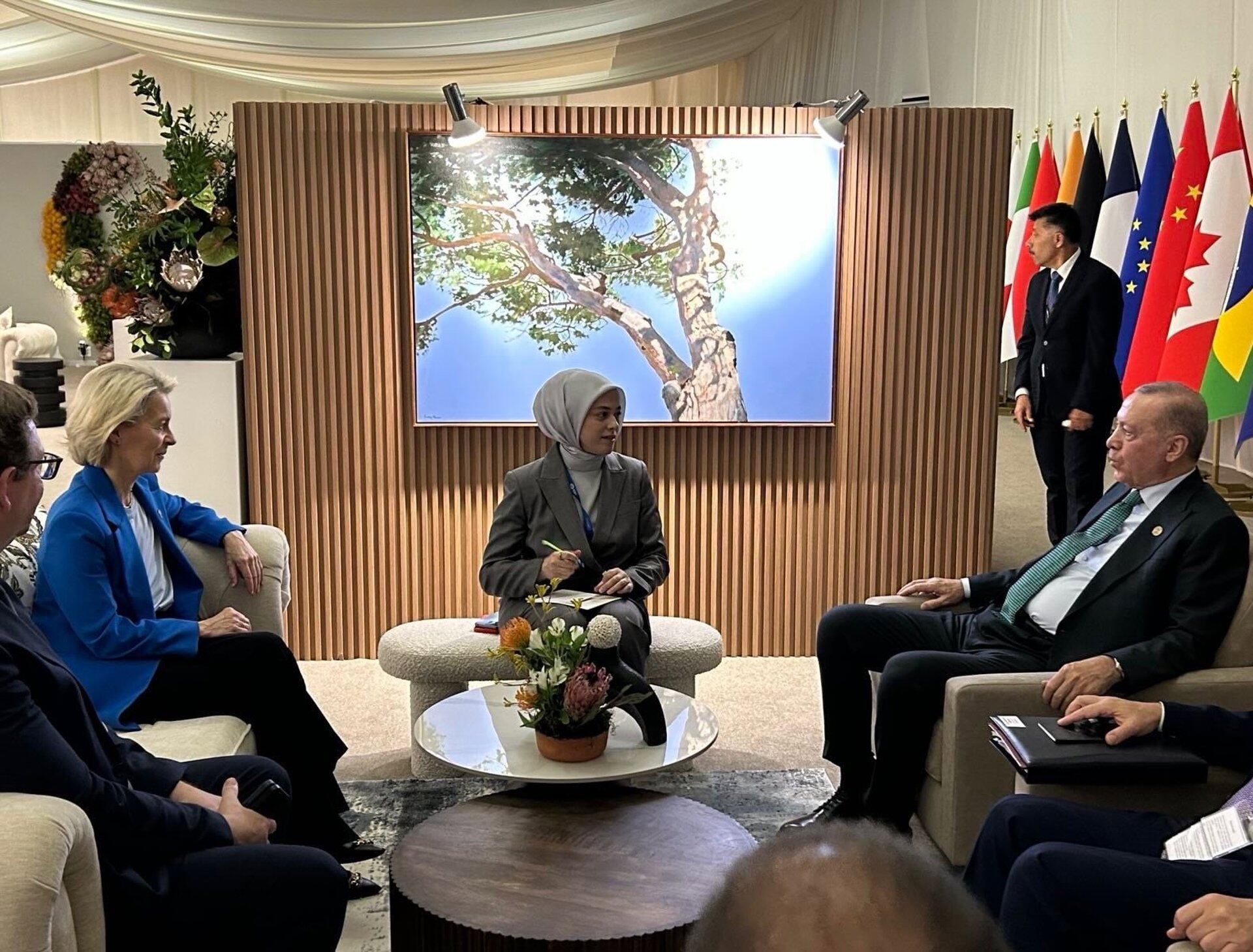 Von der Leyen y Erdogan hablan durante el G20 en Johannesburgo sobre Ucrania, migración y comercio