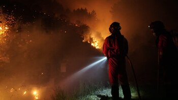 El incendio en Las Hurdes