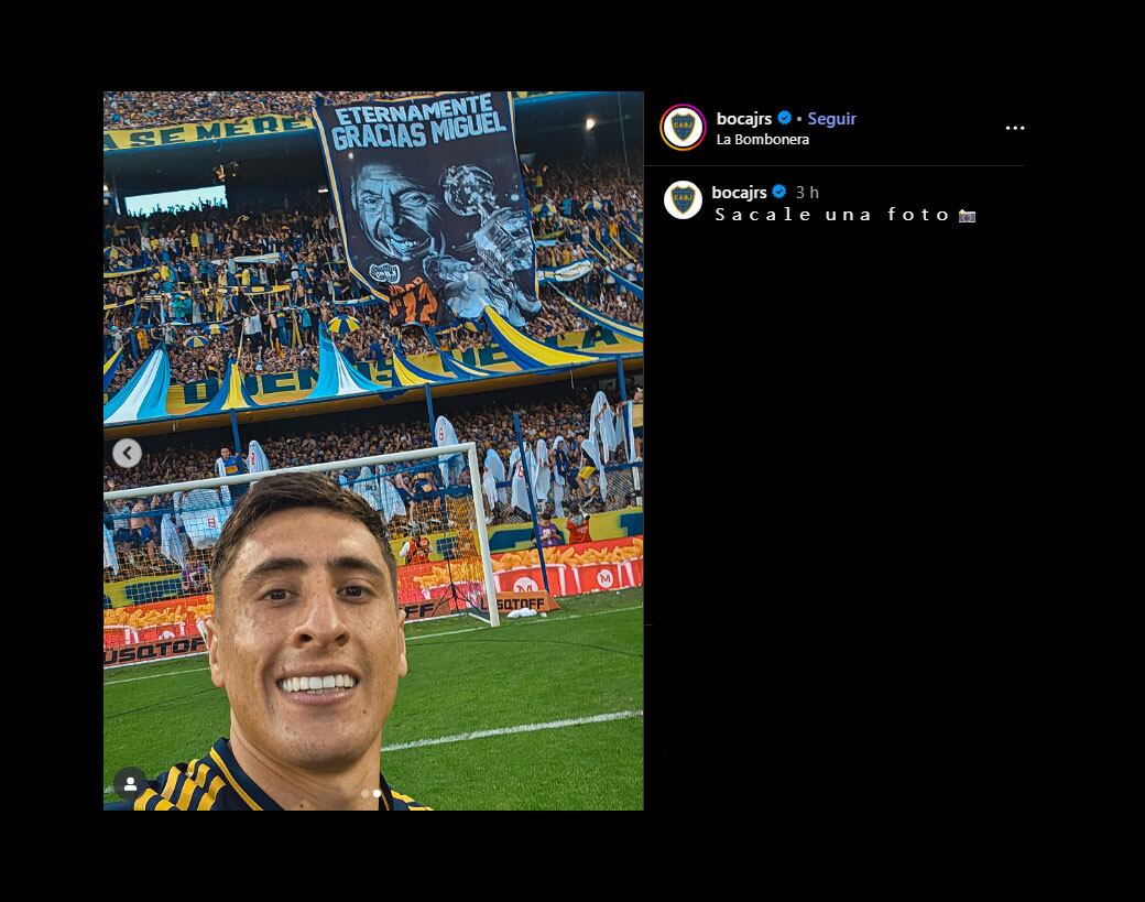 El posteo de Boca Juniors tras la victoria en el Superclásico (Instagram)