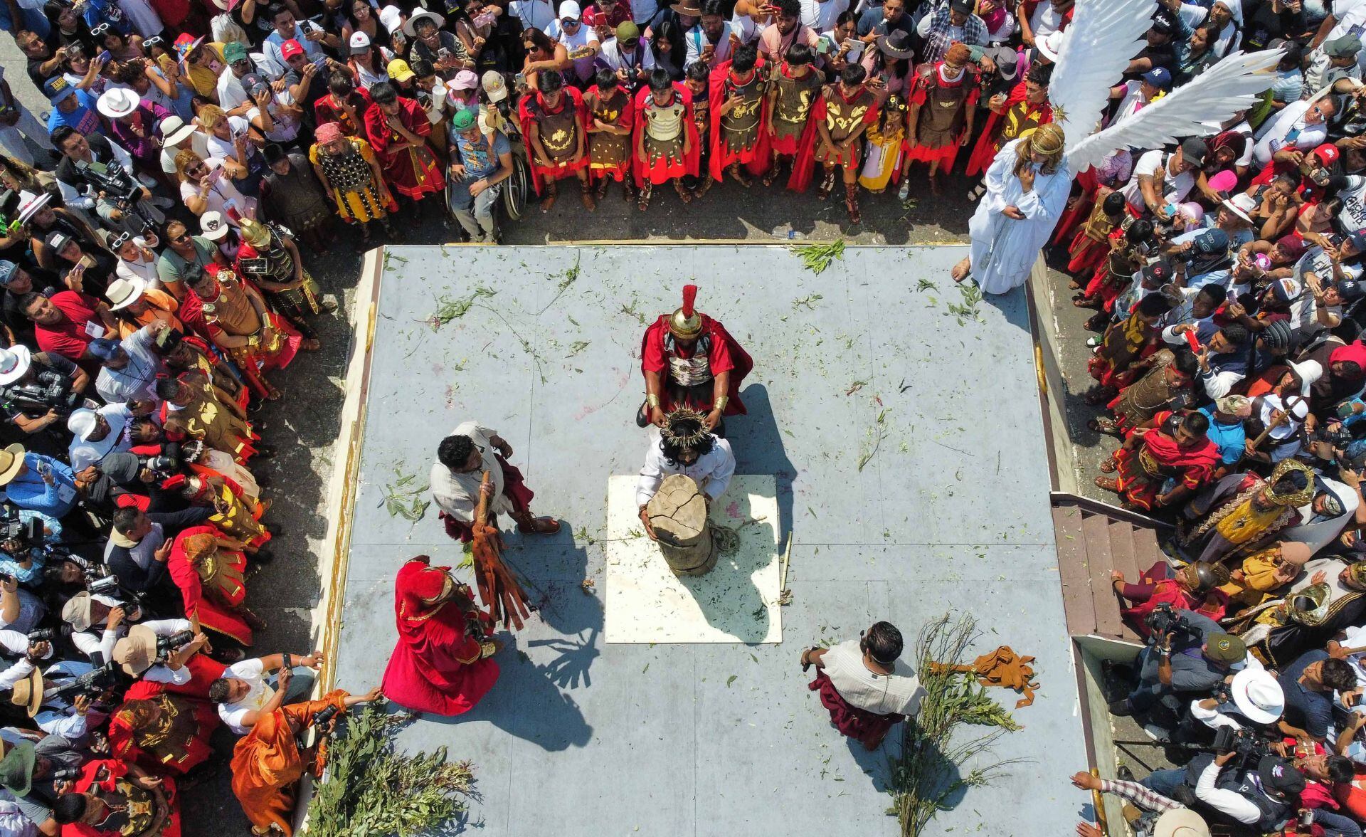 La edición 2026 de la Pasión de Cristo en Iztapalapa tendrá cierres viales desde el jueves 2 hasta el sábado 4 de abril, además de un despliegue de seguridad para proteger a los asistentes. (Crédito: Cuartoscuro)