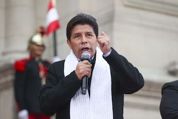 Pedro Castillo se dirigió a