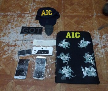 Los teléfonos que intentó destruir