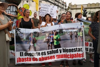 Protesta contra alcalde de Miraflores: