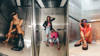 Al abrirse el elevador, las