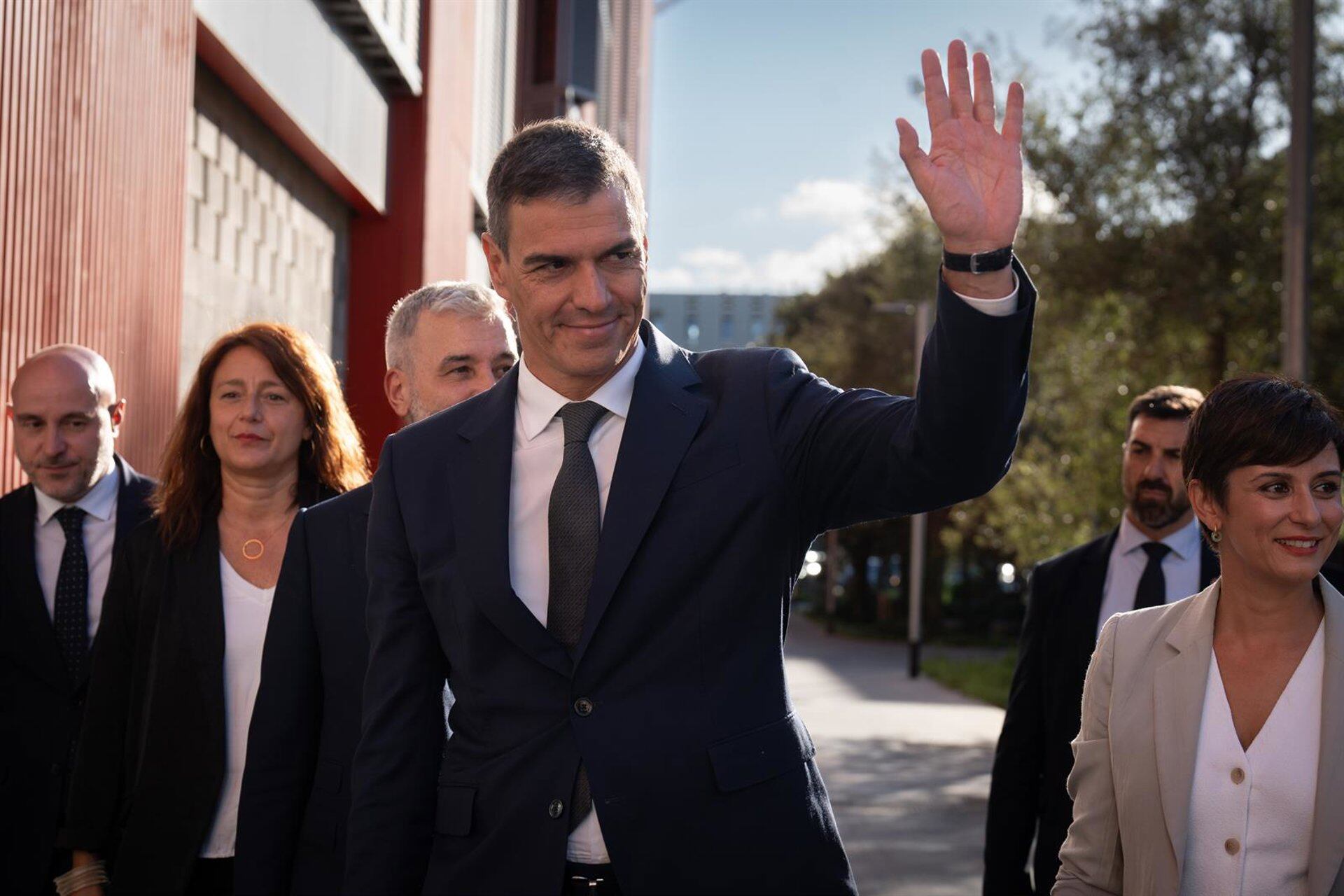 El presidente del Gobierno, Pedro Sánchez, a 30 de septiembre de 2024, en Barcelona. (David Zorrakino/Europa Press)