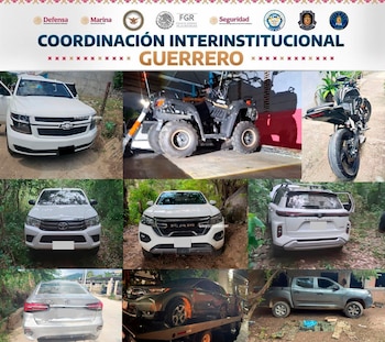 Capturan en Guerrero a dos miembros de "Los Ardillos" con explosivos y droga. Fiscalía de Guerrero