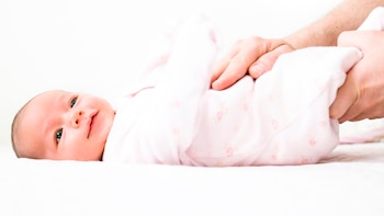 Una bebé española que habría