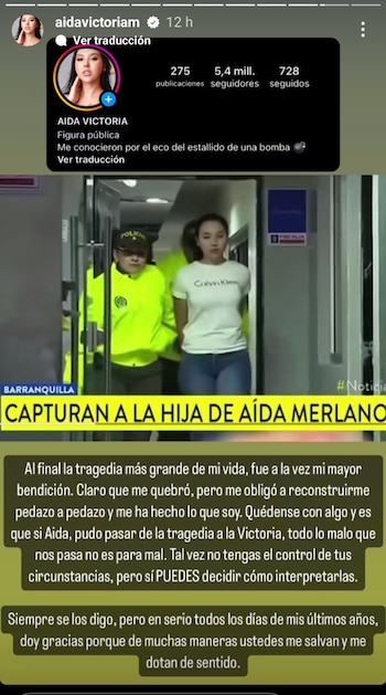 Aida Merlano se habría despedido