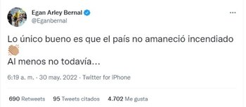 Egan Bernal se inclinaba por
