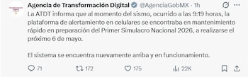 (Crédito: X@AgenciaGobMX)