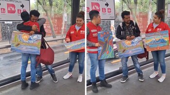 Pintor recupera cuadros extraviados en