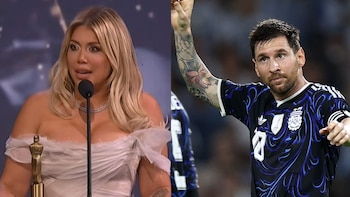 El inesperado guiño de Wanda Nara a Lionel Messi tras su gran noche en los premios Martín Fierro: la foto