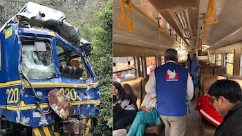 Turistas afectados por la falta