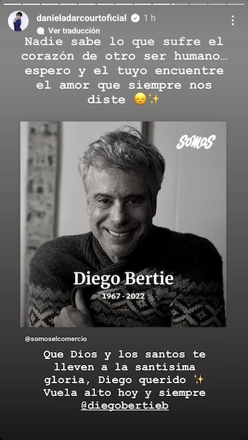 Muerte de Diego Bertie /Reacciones