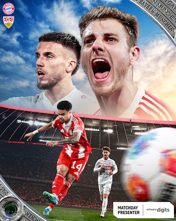 Luis Díaz puede conseguir su segundo título en la primera temporada con Bayern Múnich - crédito Bayern Múnich