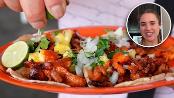 La mujer extranjera dio su