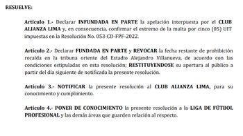 La Comisión Disciplinaría de la