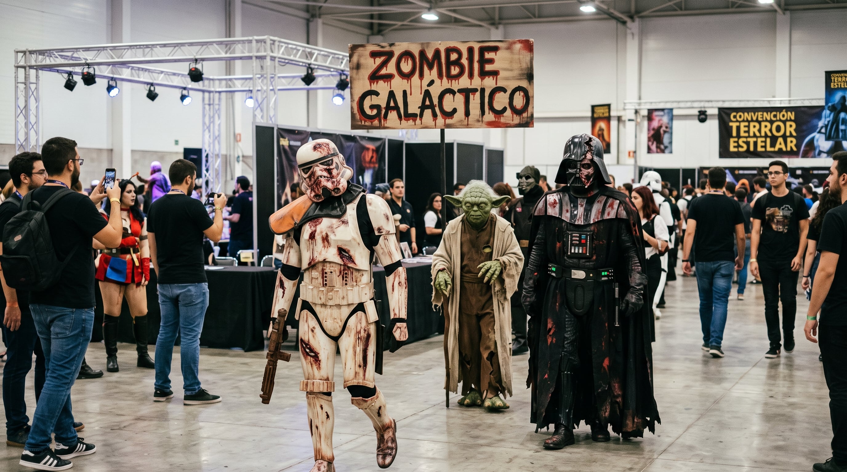 En la edición de febrero de 2026, la decimotercera de la convención, la Marcha Imperial del Terror repitió el mismo recorrido y horario de arranque, consolidándose como punto de encuentro obligado para quienes buscan participar en el desfile antes de entrar al recinto. (Imagen Ilustrativa Infobae)