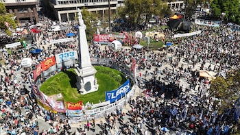 24 de março - La Cámpora - Plaza de Mayo - Março - Drone