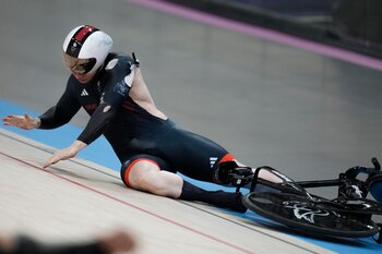 Jack Carlin no pudo terminar