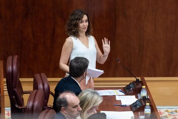 La presidenta de la Comunidad