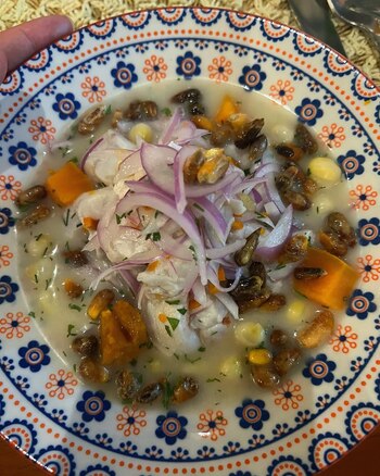 La gastronomía fue un punto