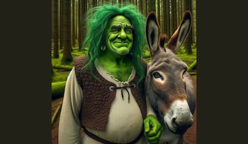 La representación realista de Shrek
