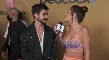 Camilo en la premiación a