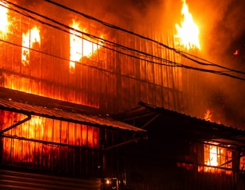 La respuesta inmediata de más de sesenta bomberos permitió controlar un siniestro que amenazaba con extenderse a viviendas (Cortesía: Leana Astorga).