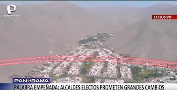 Alcaldes electos de Lima anuncian auditorías, túneles y teleféricos: estas son sus promesas para transformar sus distritos. Captura: Panamericana TV.