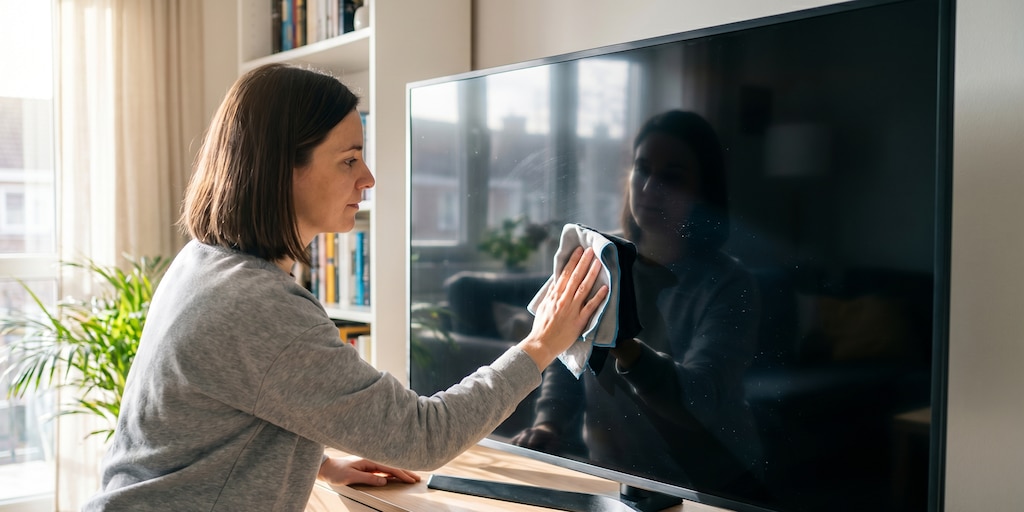 La forma correcta de limpiar la pantalla del televisor antes de ver los partidos del Mundial 2026