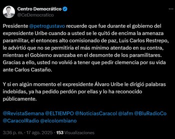 La colectividad salió en defensa