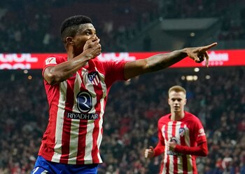 El jugador del Atlético de