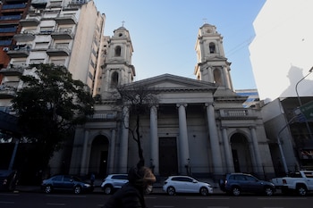 La fachada de la Iglesia