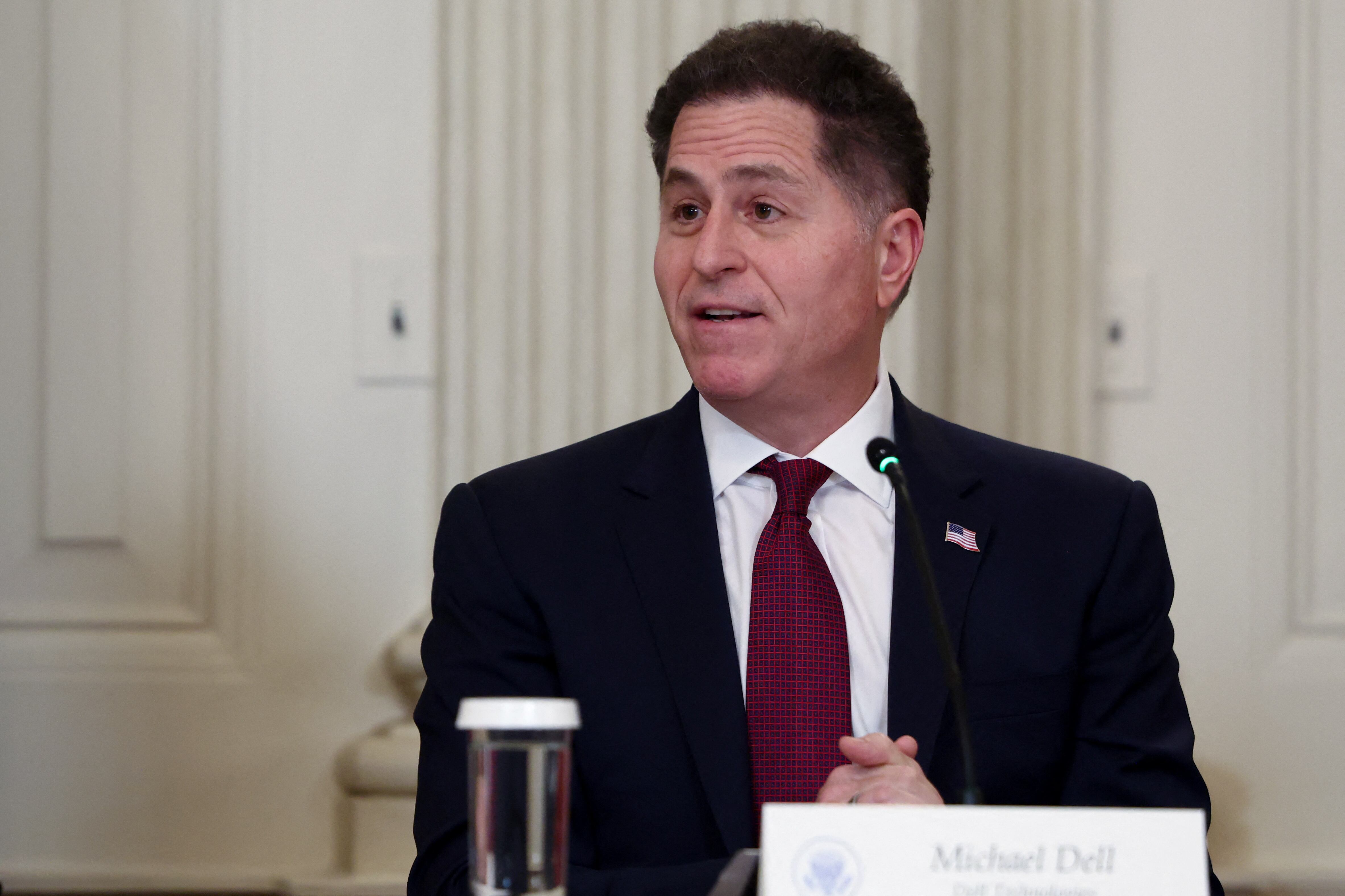 Michael Dell, director ejecutivo de Dell, ha supervisado importantes acuerdos comerciales con Arabia Saudita. (REUTERS/Evelyn Hockstein)