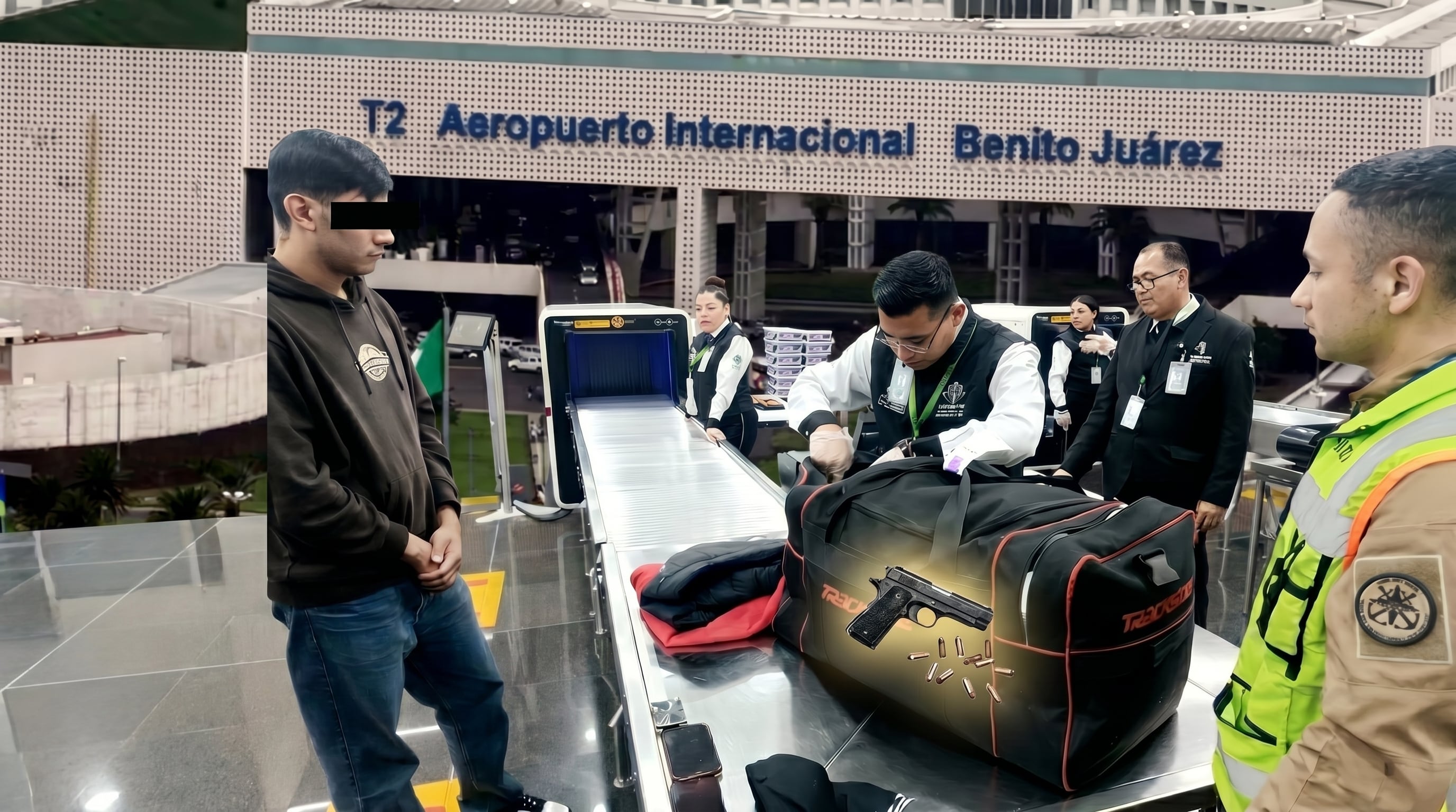 Tras el hallazgo, el hombre fue asegurado y puesto a disposición de las autoridades federales. (Imagen ilustrativa creada con IA | Infobae México)