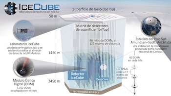 Qué son los neutrinos de alta energía y por qué su hallazgo le dio al hielo antártico un lugar en el premio Nobel de Física
