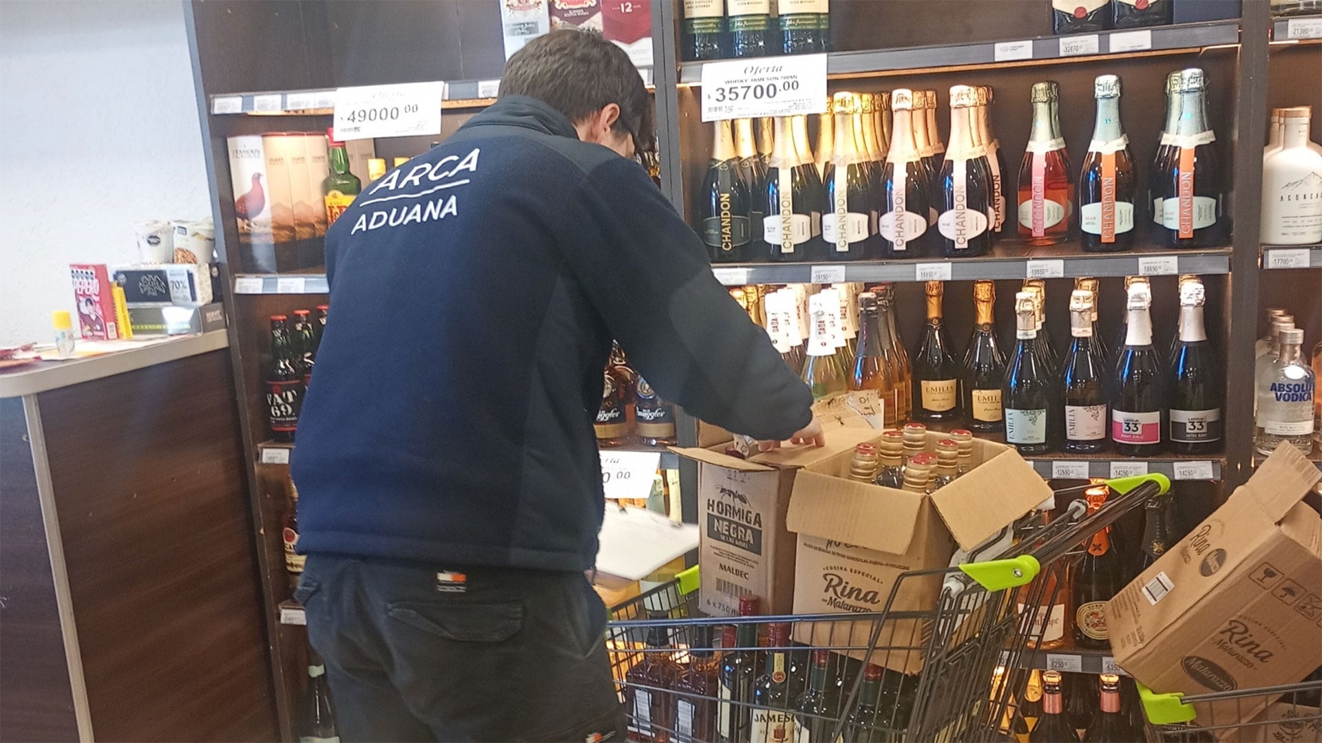 La mayor parte de los secuestros de mercancía se realizó en comercios