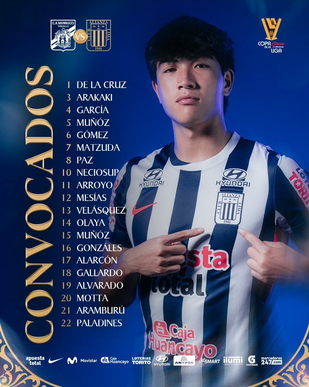 Lista de convocados de Alianza Lima